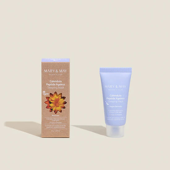 Mary & May - Calendula Peptide Ageless Sleeping Mask 30 ml - Sando Skin