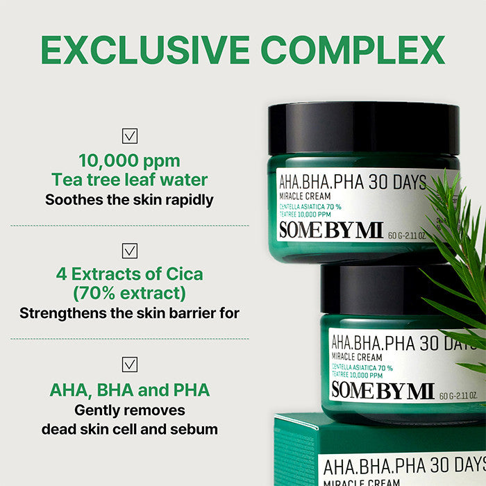 SOME BY MI AHA BHA PHA 30 Days Miracle Cream 50ml - Sando Skin
