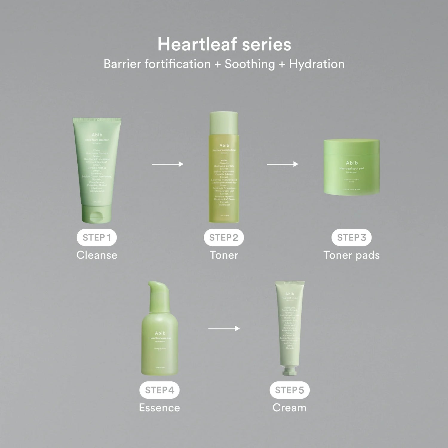 Abib Heartleaf essence Calming pump 50ml - Sando Skin