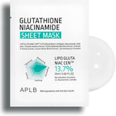 Aplb Glutathione Niacinamide Sheet Mask 20 ml - Sando Skin