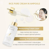 Thank You Farmer Rice Pure Cream In Ampoule 50ml - Sando Skin