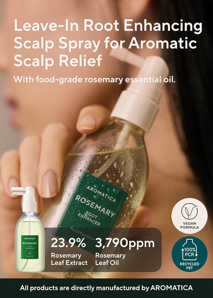 AROMATICA Rosemary Root Enhancer 100ml - Sando Skin
