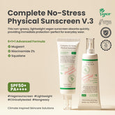 Axis-Y Complete No-Stress Physical Sunscreen 50 ml - Sando Skin