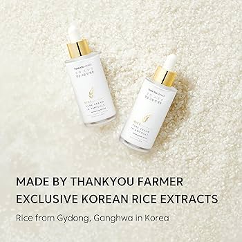 Thank You Farmer Rice Pure Cream In Ampoule 50ml - Sando Skin