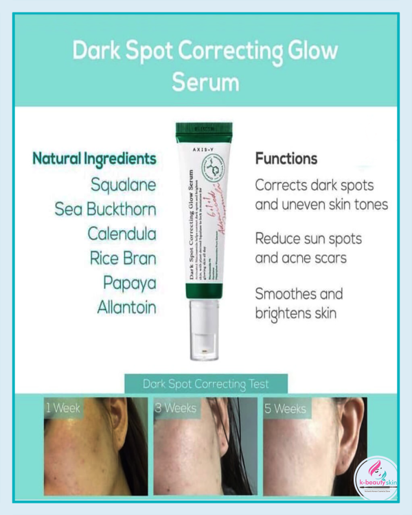 Axis-Y Dark Spot Correcting Glow Serum Corrects & Brightens 50 ml - Sando Skin