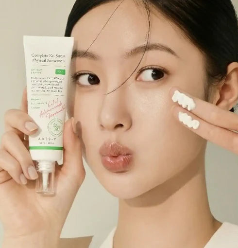 Axis-Y Complete No-Stress Physical Sunscreen 50 ml - Sando Skin
