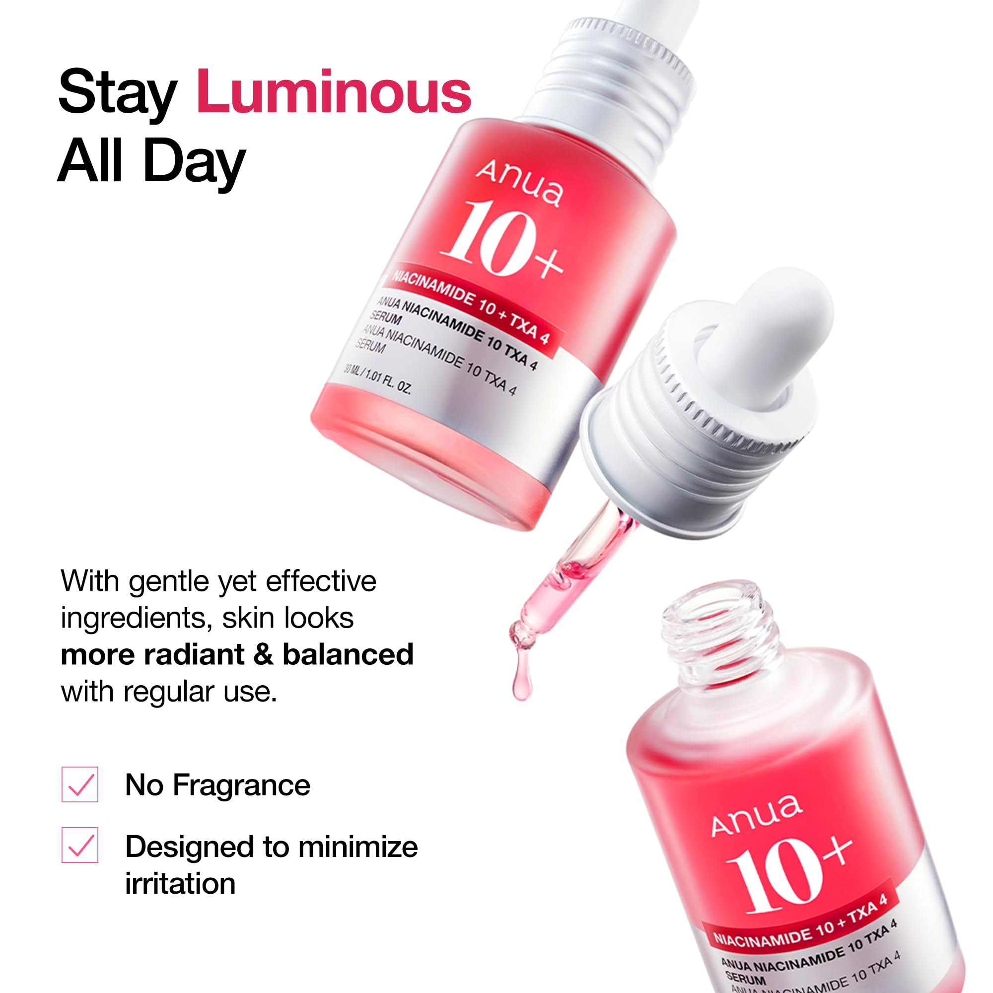 Anua - Niacinamide 10% + TXA 4% Serum 30 ml - Sando Skin