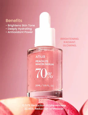 Anua - Peach 70 Niacin Serum - Sando Skin