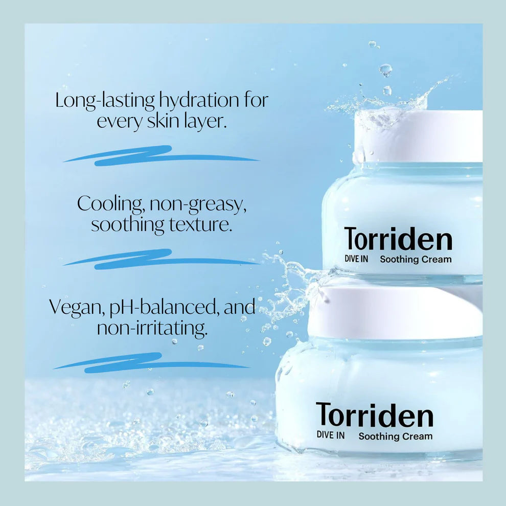 Torriden DIVE-IN Low Molecular Hyaluronic Acid Cream - Sando Skin
