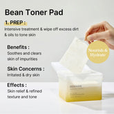 Mixsoon - Bean Toner Pad (70 Pads) 280 ml - Sando Skin