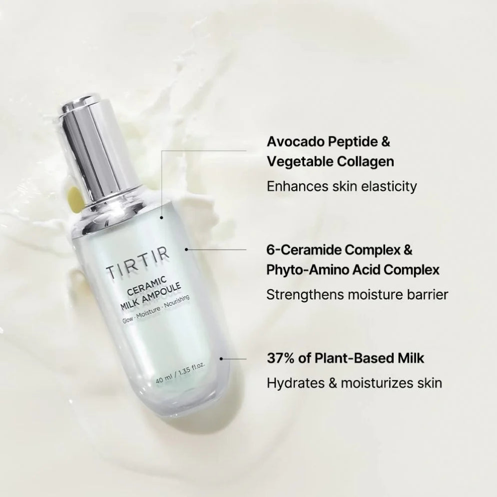 TIRTIR Ceramic Milk Ampoule 40ml - Sando Skin