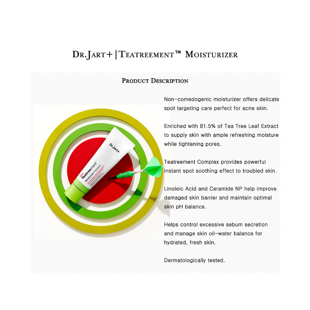 Dr. Jart+ Ctrl-A Teatreement Moisturiser 50 ml - Sando Skin