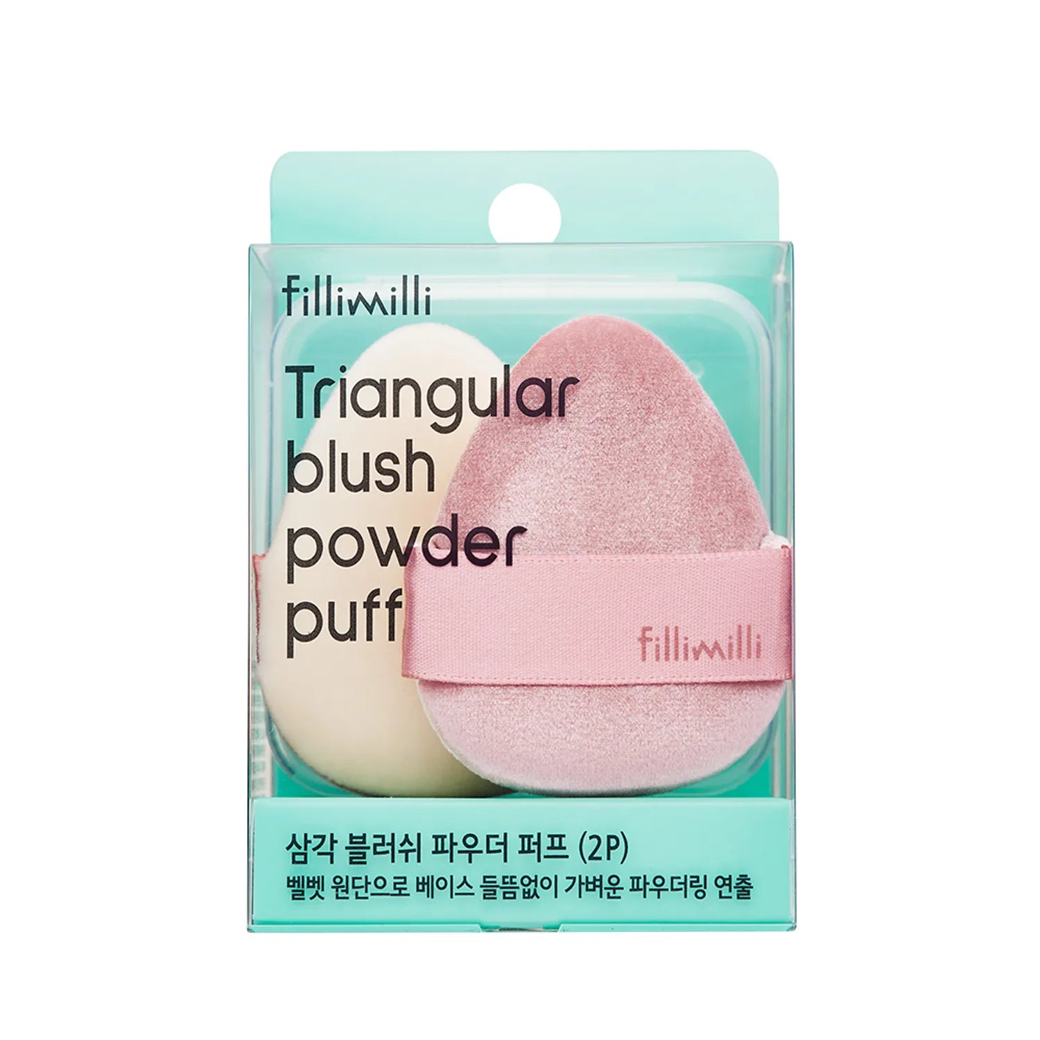 Fillimilli - Triangular Blush Power Puff Set - Sando Skin