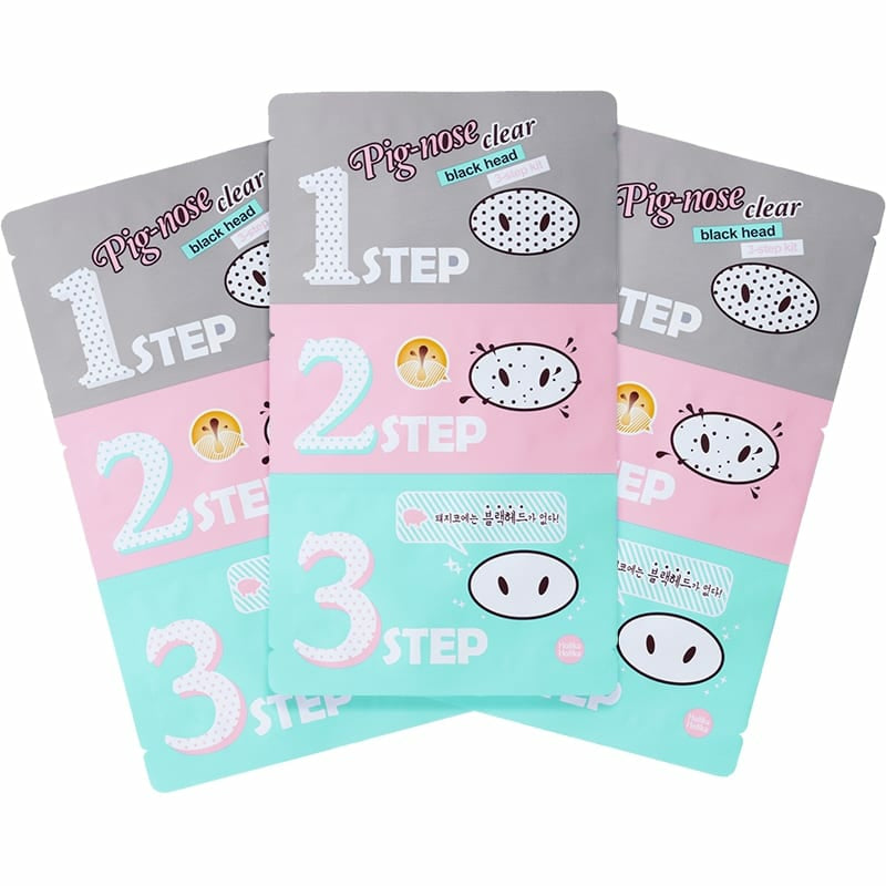 Holika Holika - Pig clear black head 3-step kit - Sando Skin