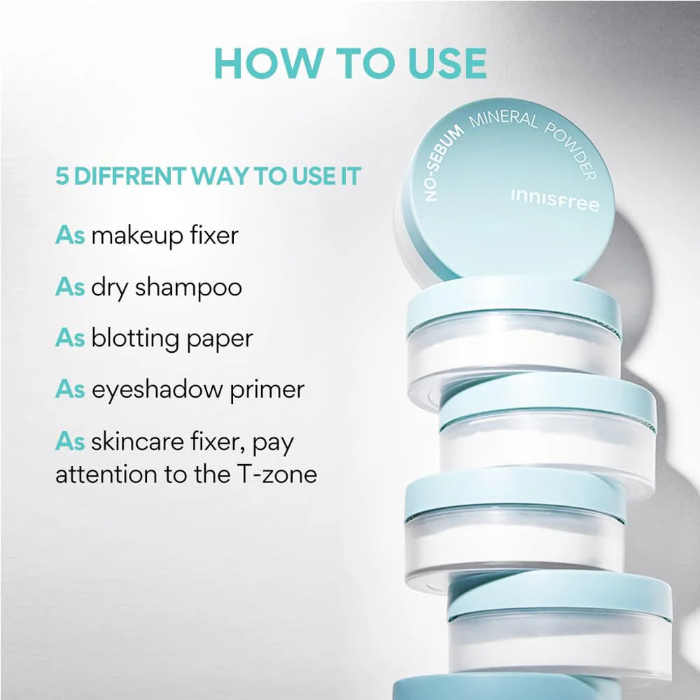 Innisfree - No Sebum Mineral Powder 5 ml - Sando Skin