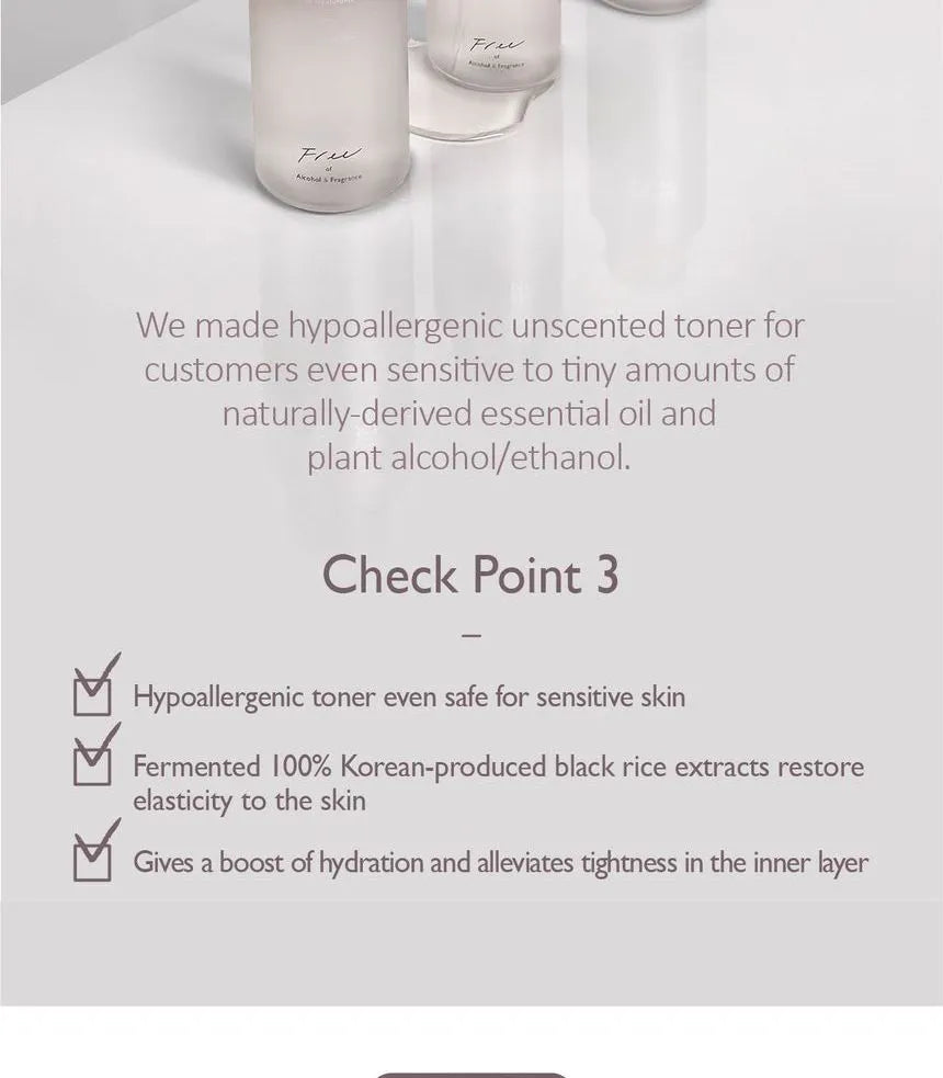 Haruharu Wonder - Black Rice Hyaluronic Toner (Free Of Fragrance & Alcohol) 150 ml - Sando Skin