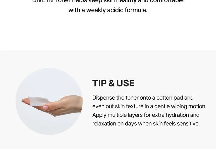 Torriden DIVE-IN Low Molecular Hyaluronic Acid Toner - Sando Skin