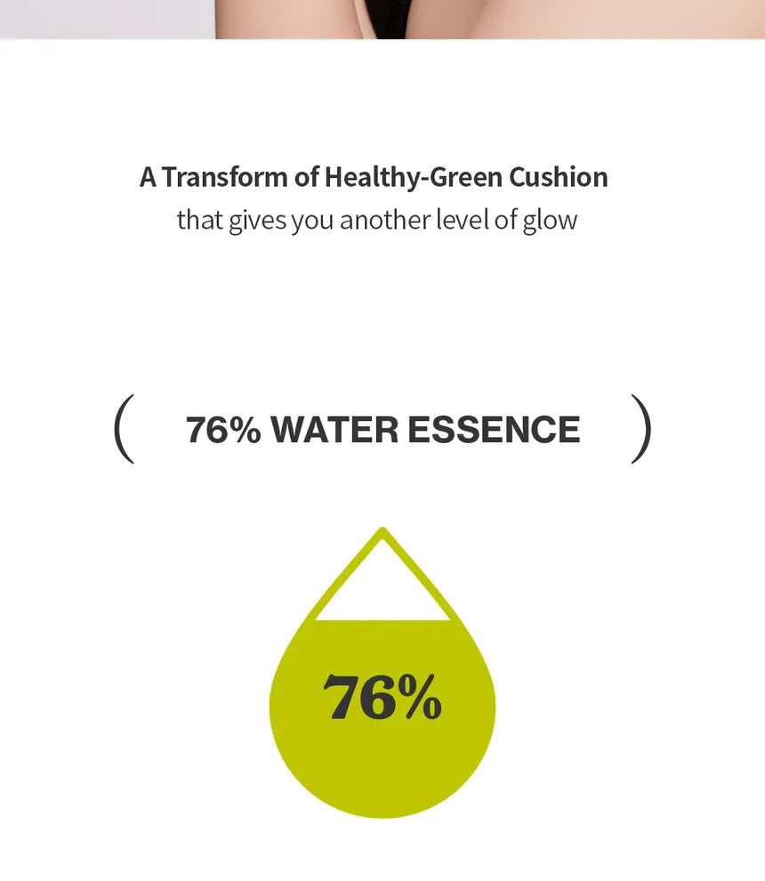 UNLEASHIA - Satin Wear Healthy-Green Cushion - Sando Skin