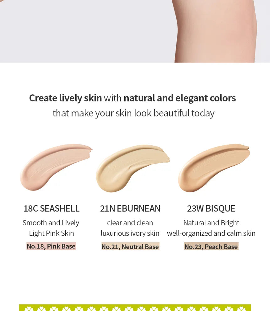 UNLEASHIA - Satin Wear Healthy-Green Cushion - Sando Skin