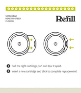 UNLEASHIA - Satin Wear Healthy-Green Cushion - Sando Skin