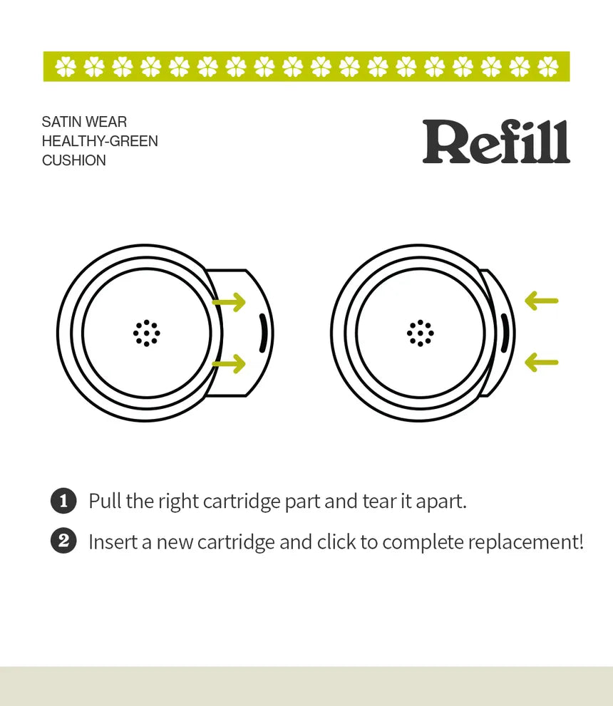 UNLEASHIA - Satin Wear Healthy-Green Cushion - Sando Skin