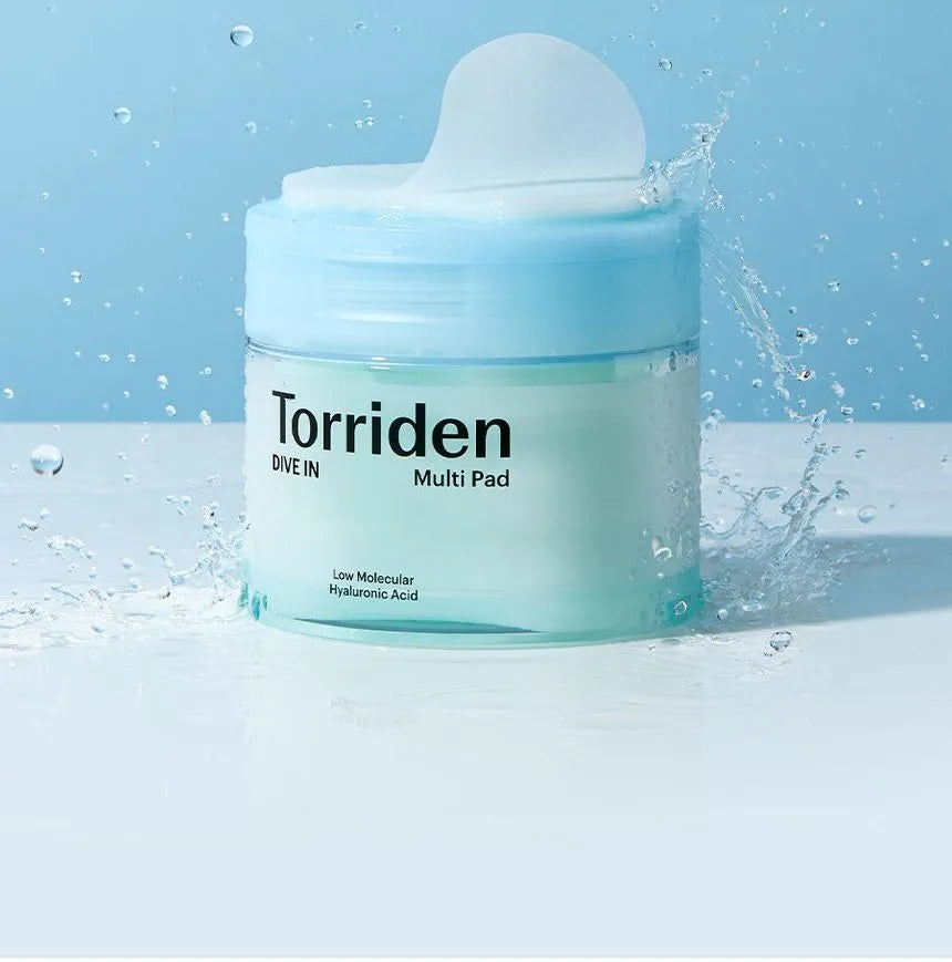 Torriden DIVE-IN Low Molecule Hyaluronic Acid Multi Pad (80 Sheets) 160ml - Sando Skin