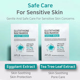 Aplb Glutathione Niacinamide Sheet Mask 20 ml - Sando Skin