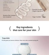 HaruHaru Wonder Black Rice Triple AHA Gentle Cleansing Gel (unscented) 100ml - Sando Skin