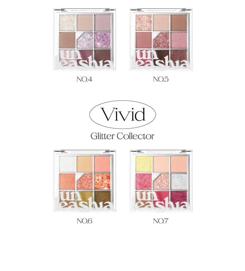 UNLEASHIA - Glitterpedia Eye Palette - Sando Skin