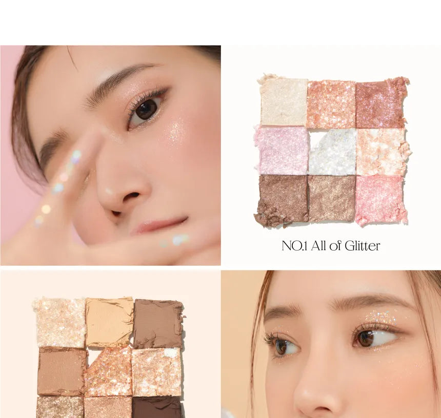 UNLEASHIA - Glitterpedia Eye Palette - Sando Skin