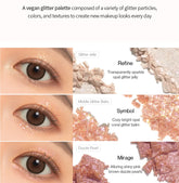 UNLEASHIA - Glitterpedia Eye Palette - Sando Skin