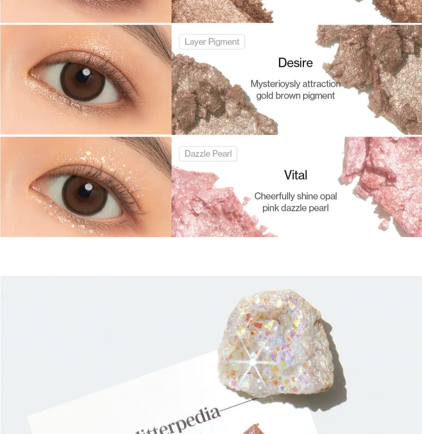 UNLEASHIA - Glitterpedia Eye Palette - Sando Skin