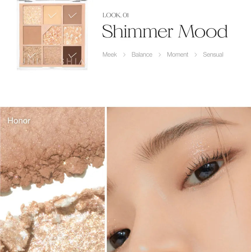 UNLEASHIA - Glitterpedia Eye Palette - Sando Skin