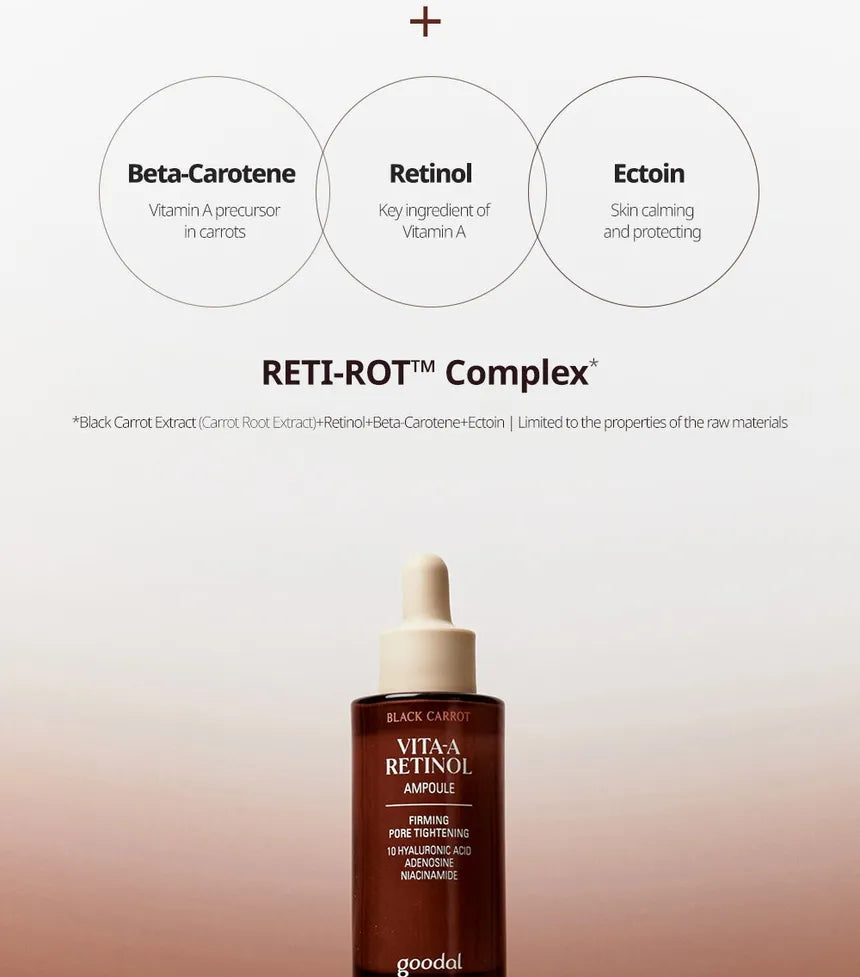 Goodal Black Carrot Vita-A Retinol Firming Ampoule 30 ml - Sando Skin
