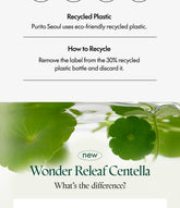 Purito Seoul Wonder Releaf Centella Toner Unscented 200 ml - Sando Skin