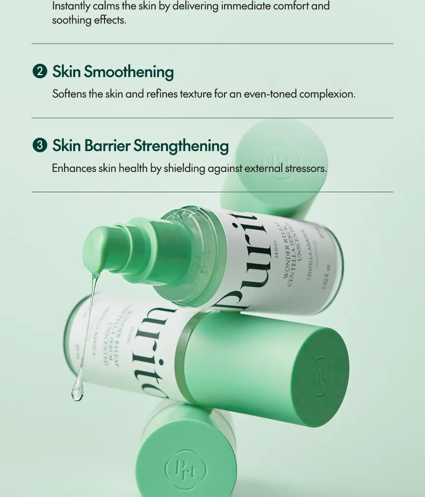 Purito Seoul Wonder Releaf Centella Serum Unscented 60 ml - Sando Skin