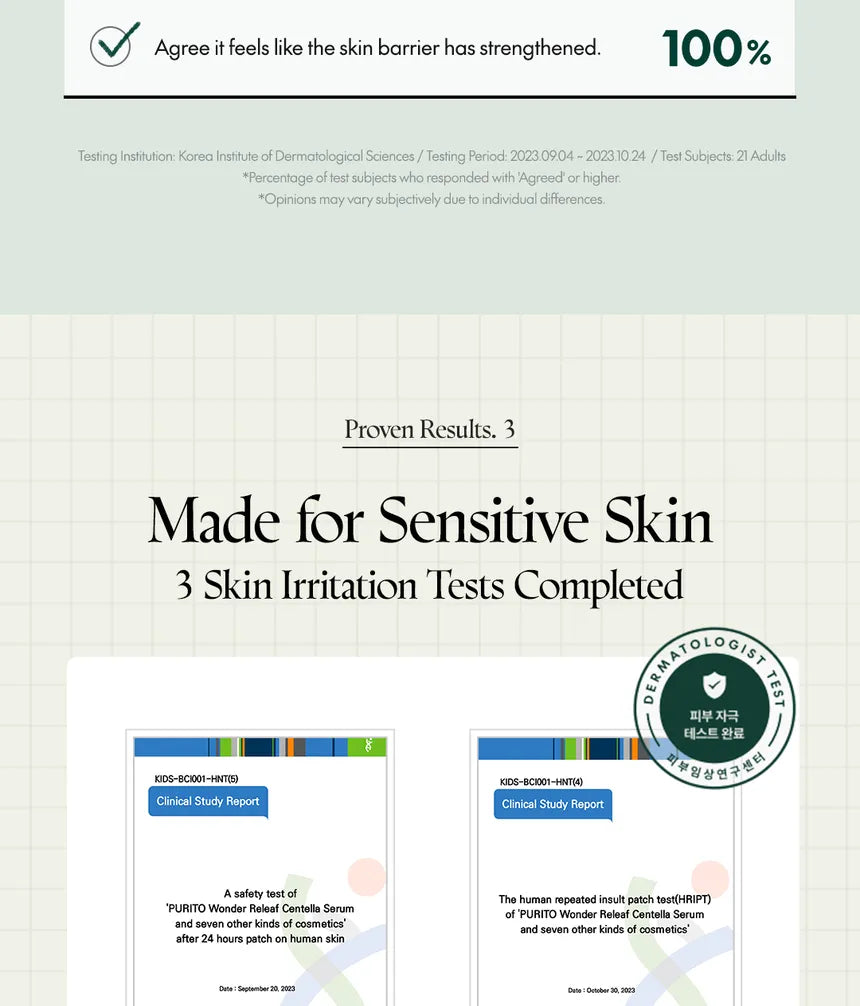 Purito Seoul Wonder Releaf Centella Serum Unscented 60 ml - Sando Skin