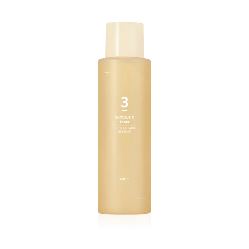 Numbuzin - No.3 Super Glowing Essence Toner 200 ml - Sando Skin