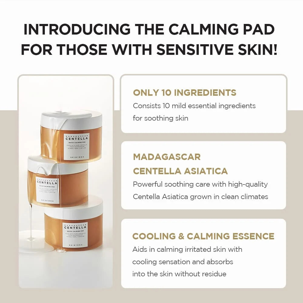 SKIN 1004 - Madagascar Centella Quick Calming Pad - Sando Skin
