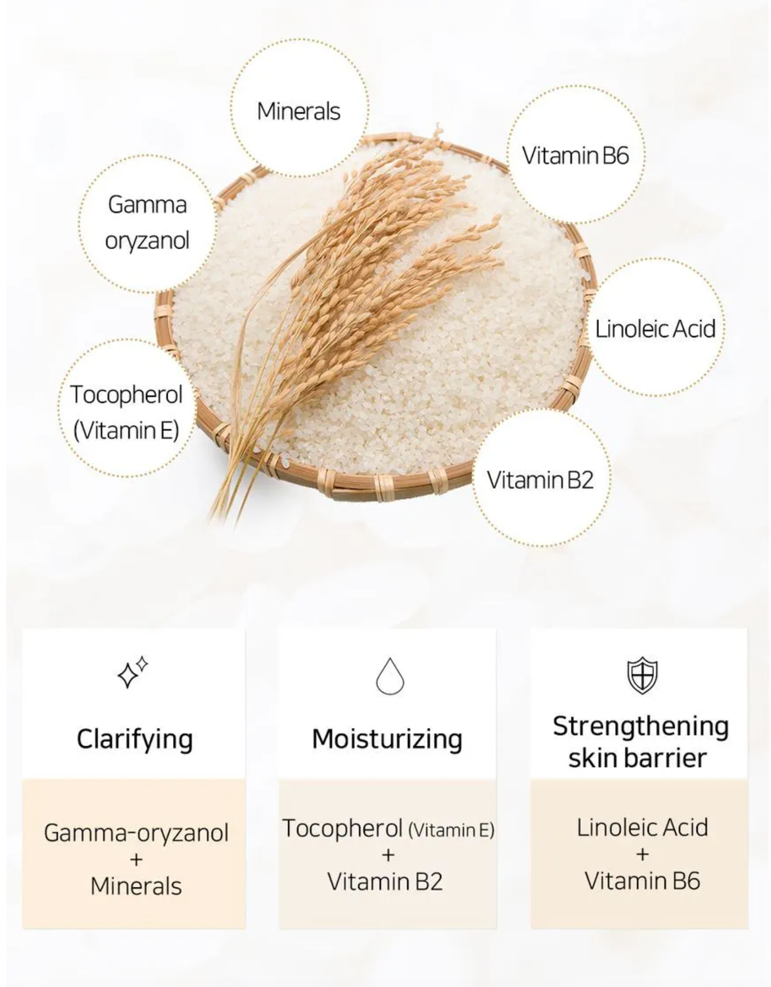 Thank You Farmer Rice Pure Gel and Cream 80ml - Sando Skin