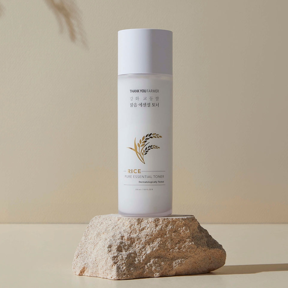 Thank You Farmer Rice Pure Essential Toner (200ml) - Sando Skin