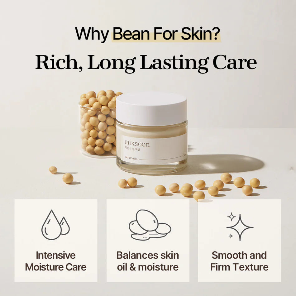Mixsoon - Bean Cream 50 ml - Sando Skin