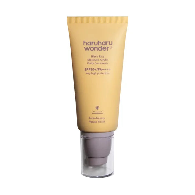 Haruharu Wonder Black Rice Moisture Airyfit Daily Sunscreen Spf50+ Pa++++ 50 ml - Sando Skin