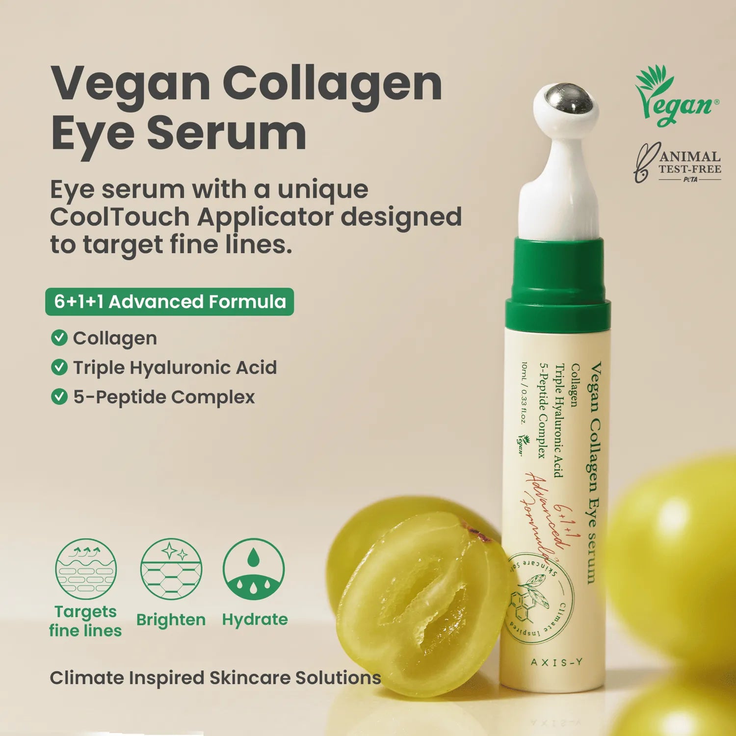 Axis-Y Vegan Collagen Eye Serum 10 ml - Sando Skin
