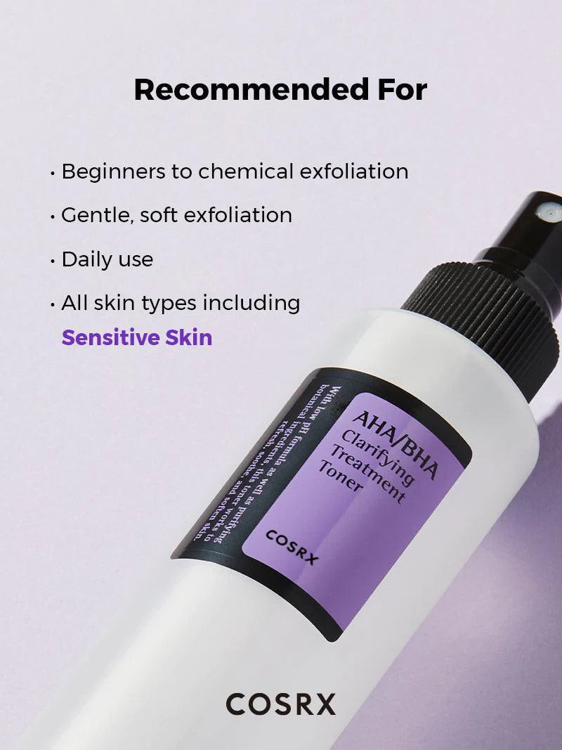 COSRX AHA/BHA Clarifying Treatment Toner 150ml - Sando Skin