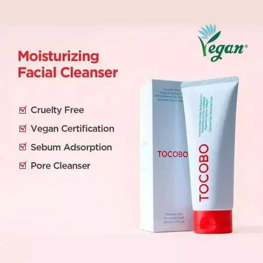 TOCOBO Coconut Clay Cleansing Foam 150ml - Sando Skin
