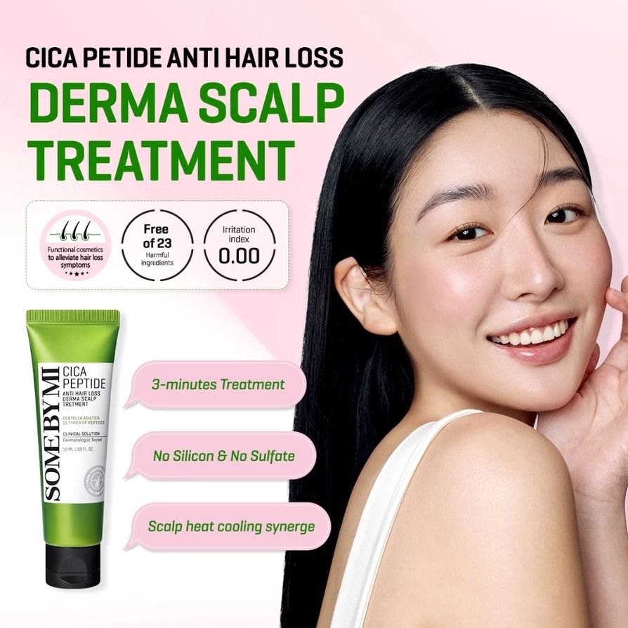 Some By Mi Cica Peptide Anti Hair Loss Derma Scalp Treatment 50ml - Sando Skin