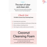 TOCOBO Coconut Clay Cleansing Foam 150ml - Sando Skin