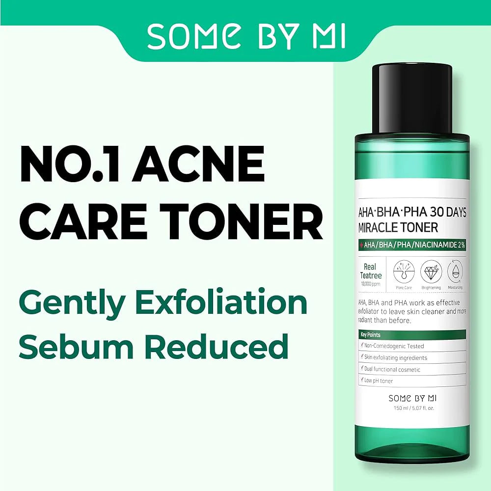 SOME BY MI AHA BHA PHA 30 Days Miracle Toner 150ml - Sando Skin