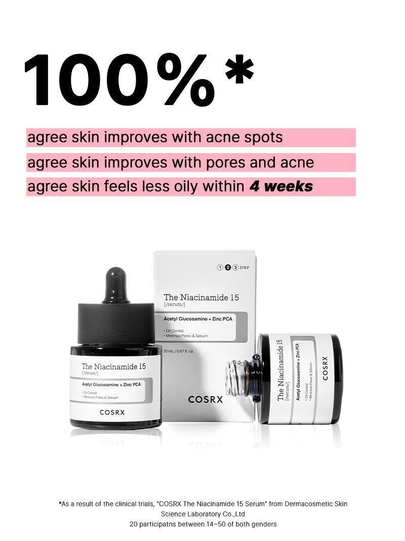 COSRX The Niacinamide 15 Serum 20 ml - Sando Skin
